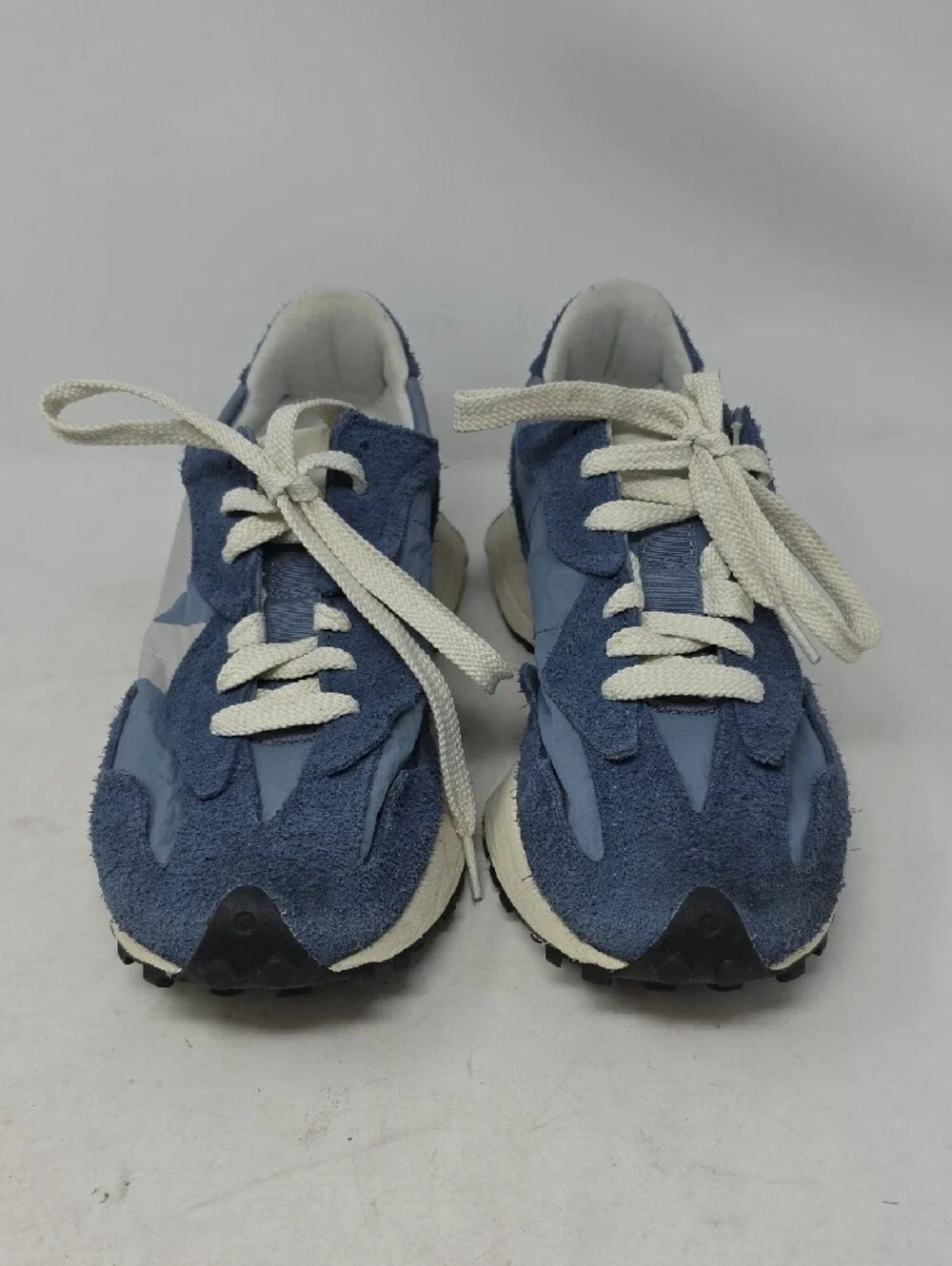 New Balance Shoe 327 Mens Blue Suede Panel Indigo Casual Running U327WCB Size 10